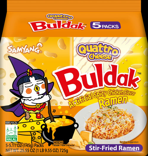 SAMYANG BULDAK QUATTRO CHEESE RAMEN 10PACK
