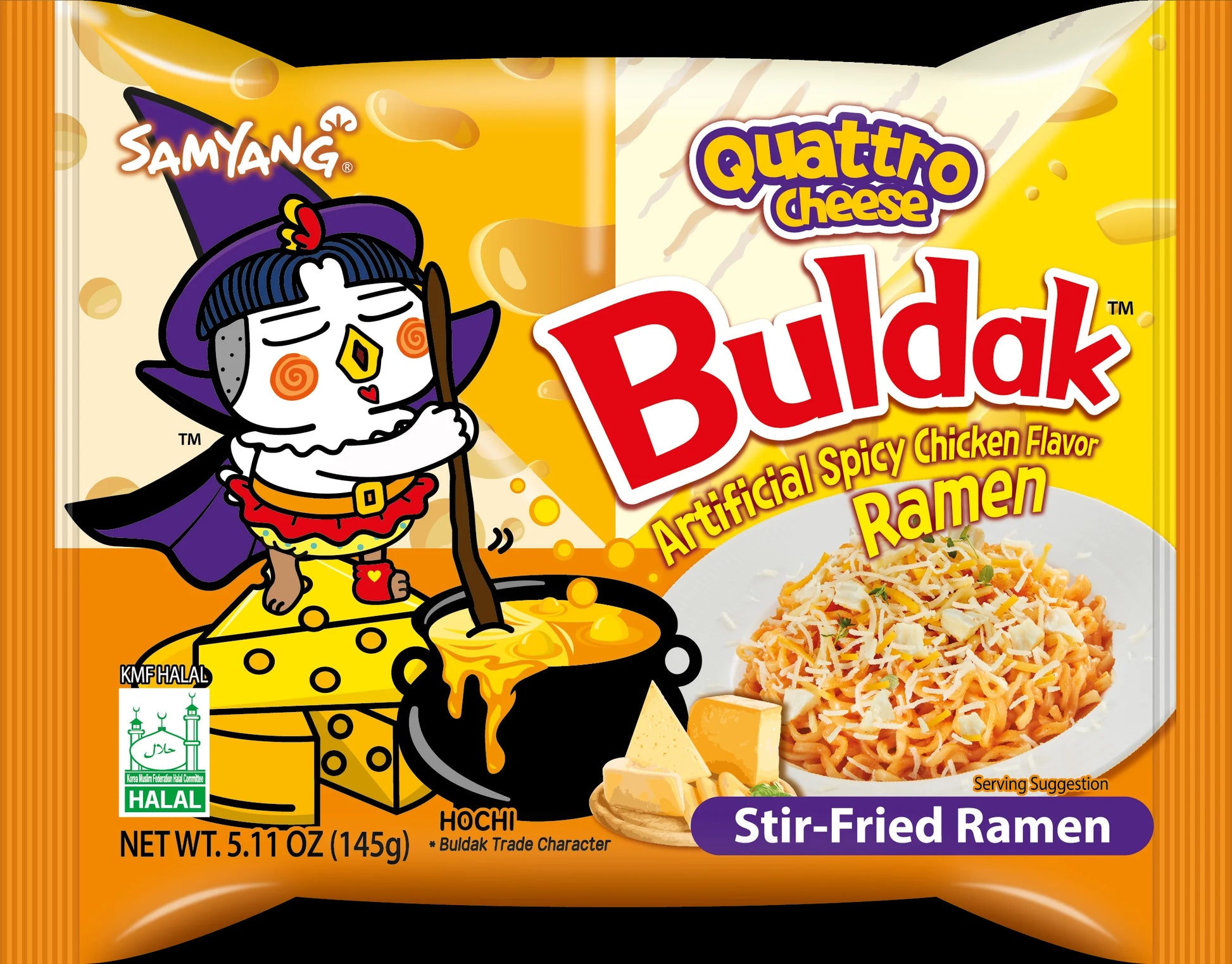 SAMYANG BULDAK QUATTRO CHEESE RAMEN 10PACK